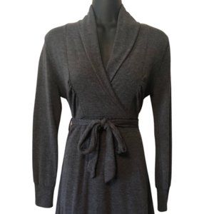 Sweater Wrap Dress